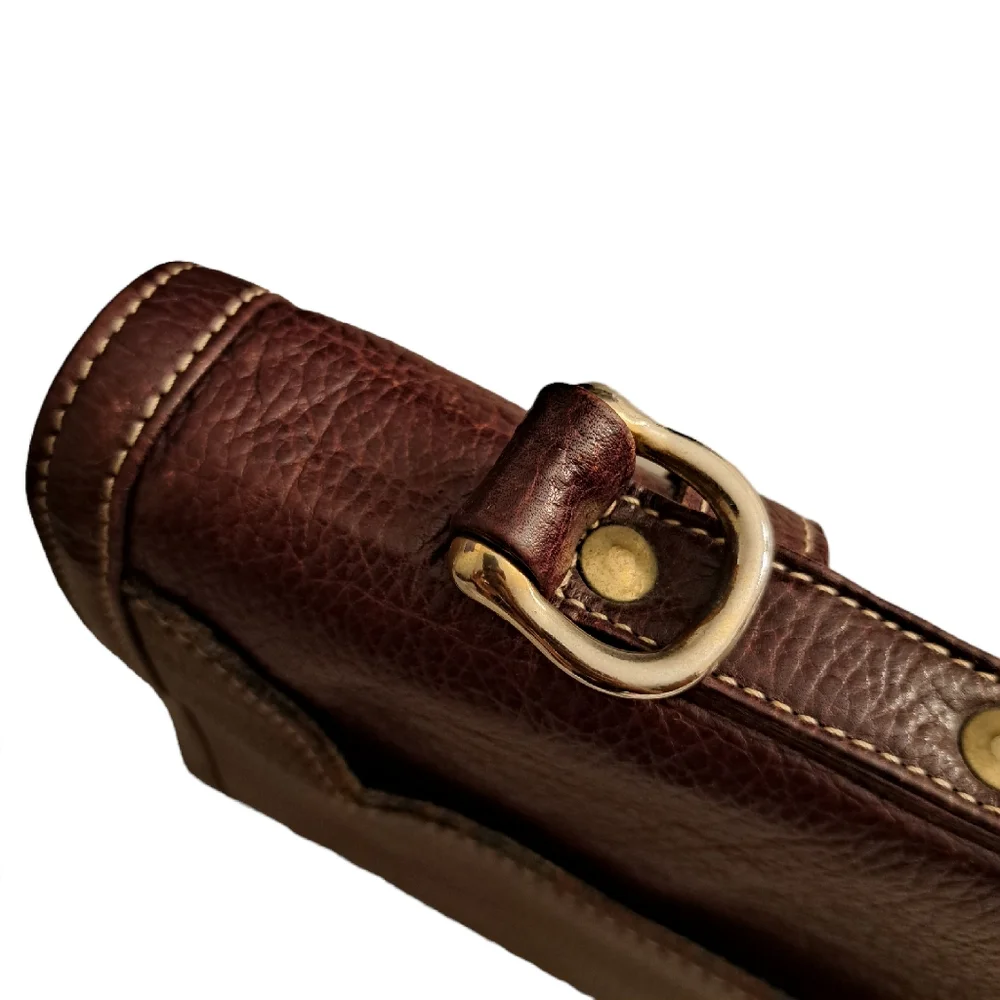 Diseno En Piel Leather Briefcase/Messenger Bag